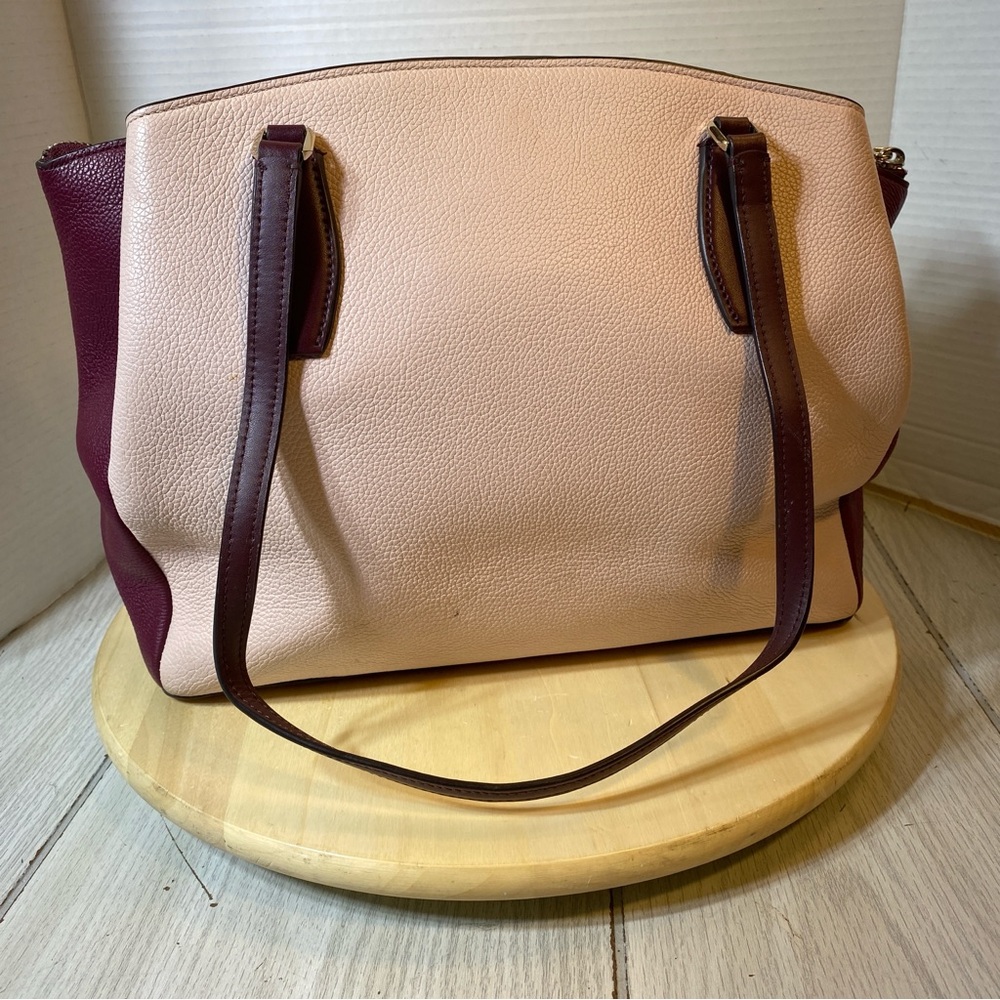 Kate Spade Colorblock New York Monet Triple Compartment Leather Handbag - Picture 5 of 16